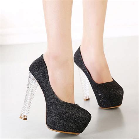 sexy bling crystal high heels woman party shoes women s heels shoes bygoods