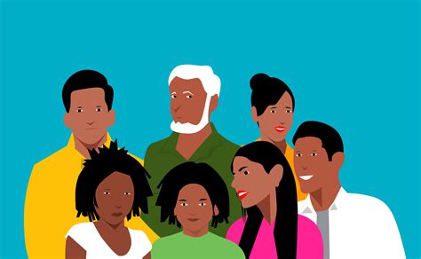 Free Images People Diverse Crowd Black Multicultural Cartoon