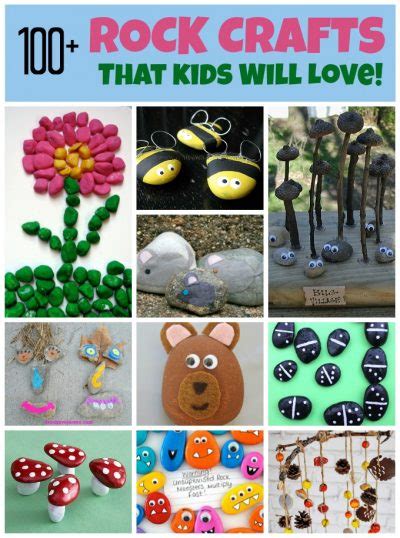 Rock Crafts For Kids More Than 60 Ideas