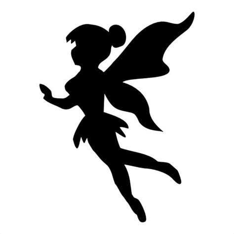 Tinkerbell Silhouette Stencil At Getdrawings Free Download
