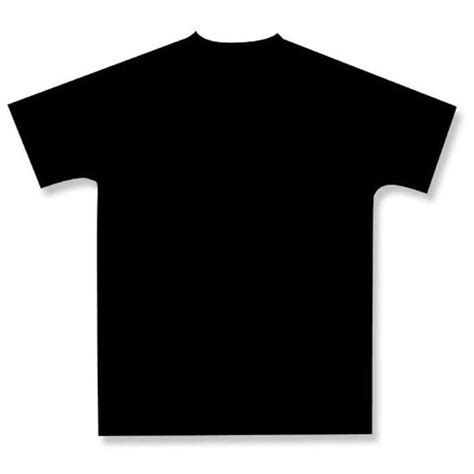 Blank T Shirt Black Clipart Best