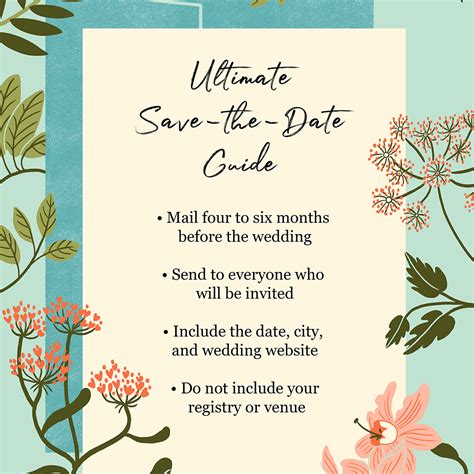 Save The Date Etiquette You Need To Know