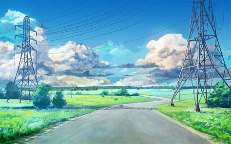Anime Field Wallpapers Top Free Anime Field Backgrounds Wallpaperaccess