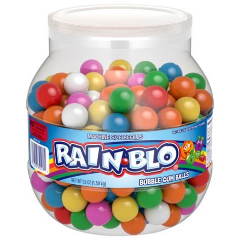 Rain Blo Bubble Gum Balls Assorted 53 Oz Harris Teeter