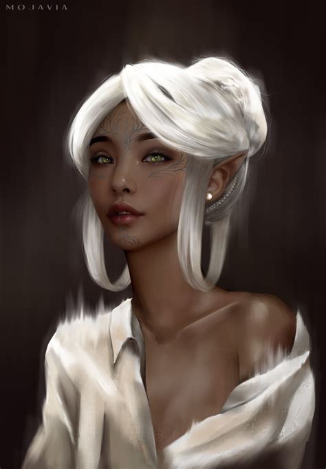 Dark Elf Great Lady Concept Art Characters Fantasy Character Design