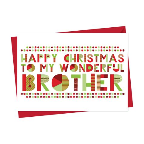 Check spelling or type a new query. Wonderful Brother Christmas Card - Christmas Card - AisforAlphabet