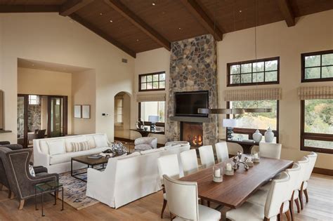 Open Concept Living And Dining Room Hgtv