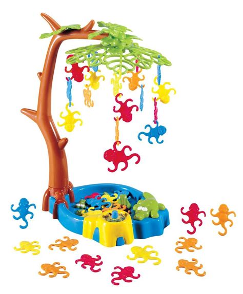 The striped monkeys hang down from trees throughout the level and pelt you with fruit, you'll have to jump and charge them all. Monkey Around Party Theme Planning, Ideas & Supplies ...