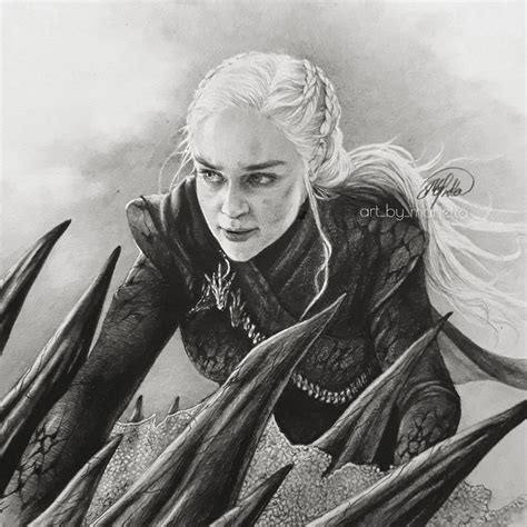 Daenerys targaryen, mother of dragons, breaker of chains. Pin by Mariana Rios on Fan Art Daenerys Targaryen in 2020 ...