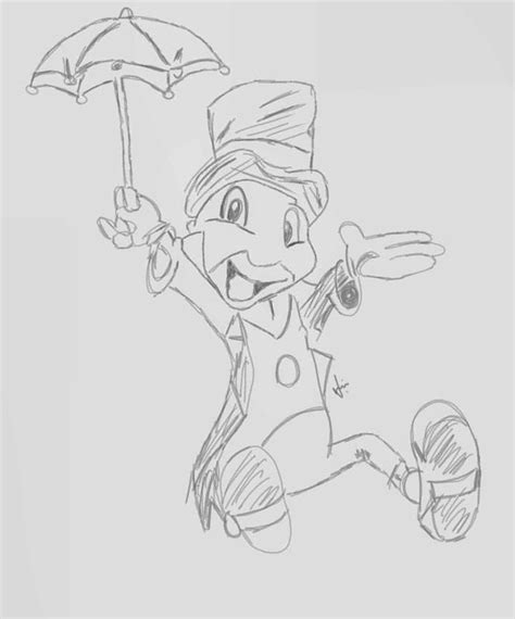 Jiminy Cricket 🤧 Art Studios Art Drawings