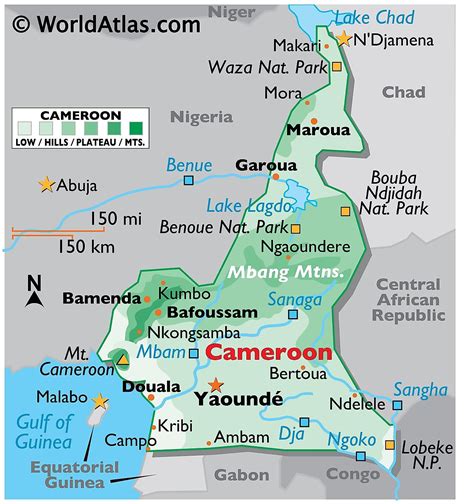 Mapas De Camerún Atlas Del Mundo