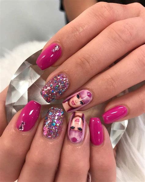 barbie pink nails by bri from nohea nails in las vegas barbie pink nails nails fashion nails