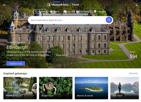 Microsoft Bing Now Offers A Great Travel Search Experience On The Web