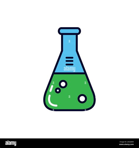 Frasco el diseño de iconos sustancia química de laboratorio de investigación de ciencia y