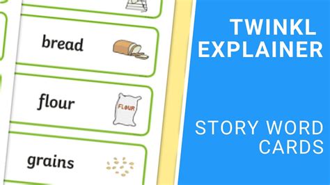 Story Word Cards Youtube