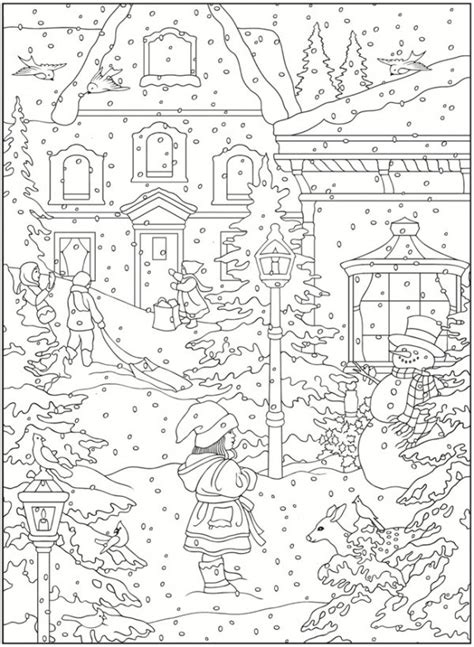 Use the download button to see the full image of christmas. Freebie: Winter Coloring Pages - Stamping