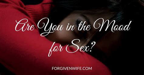 Are You In The Mood For Sex The Forgiven Wife
