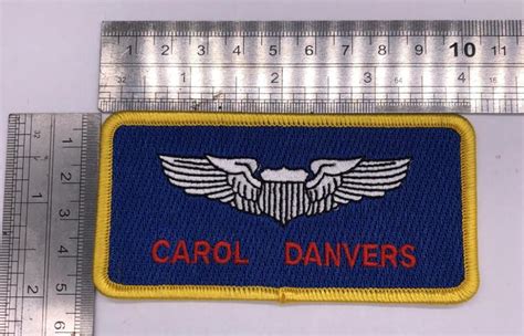 Carol Danvers Patch Set Commissioned Credentials