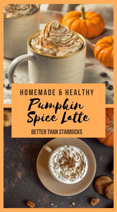 Homemade Pumpkin Spice Latte Recipe Delicious And Nutritious