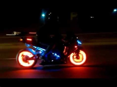 Led motorcycle turn signals indicator blinker lights amber for suzuki drz400sm q. Wheel light motorcycle led wheel lights custom - YouTube
