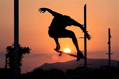 Skateboarding Skateboard Skate Sunset Wallpapers Skateboards Sun