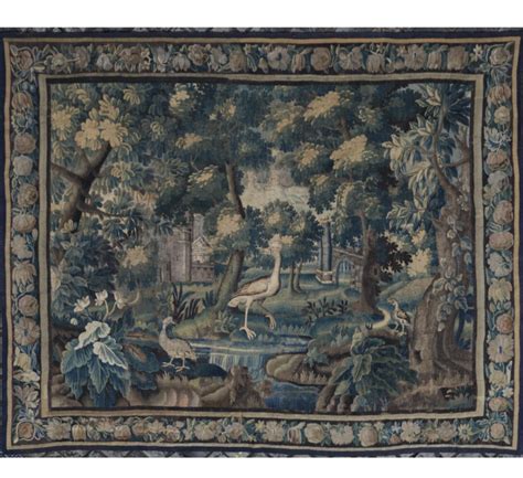 Sold 17th Century French Aubusson Verdure Tapestry Mcpherson Antiques