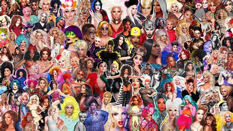 Download Free Rupauls Drag Race Queens Collage Wallpaper