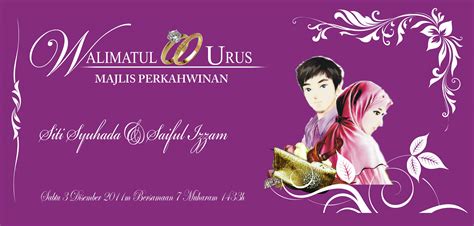 Salvarsalvar kad jemputan kahwin para ler mais tarde. Contoh Banner Majlis Perkahwinan - Gambar Con