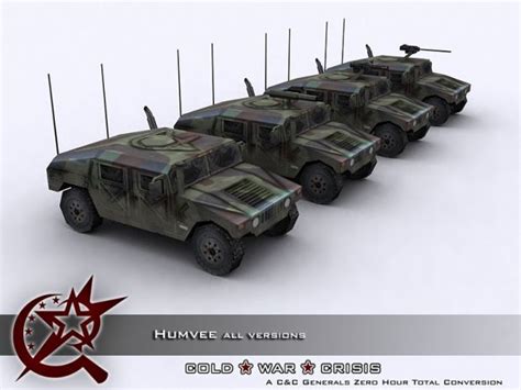 All Humvee Versions Image Cold War Crisis Mod For Candc Generals Zero