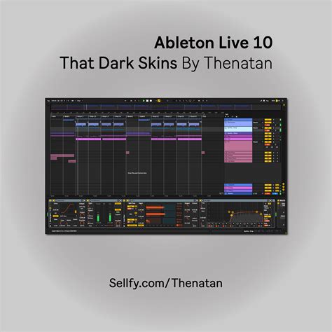 Ableton Live 10 That Dark Skins By Thenatan Skin For Live 10