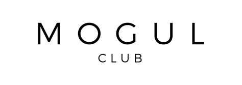 Large Logo T Shirt Black Mogul Club