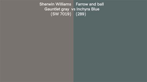 Sherwin Williams Gauntlet Gray Sw 7019 Vs Farrow And Ball Inchyra