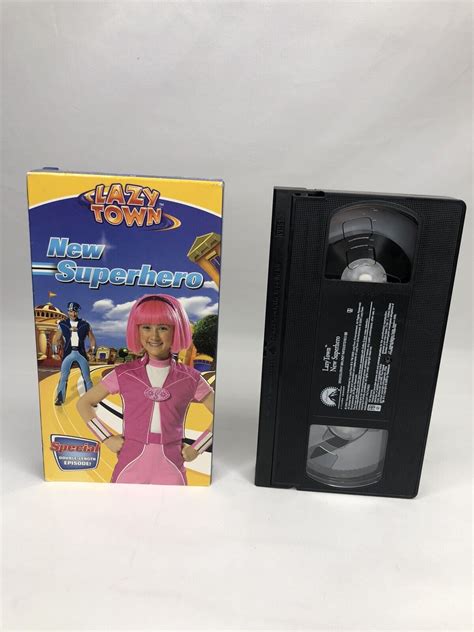 Nickelodeon Lazy Town New Superhero Vhs Fully Tested Nick Jr