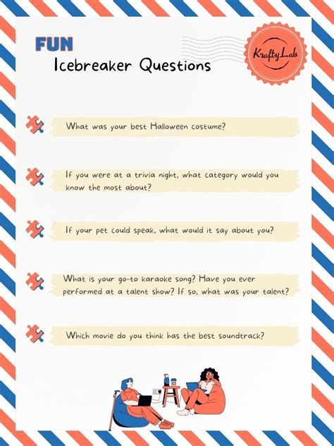 Fun Icebreaker Questions For Work Meetings