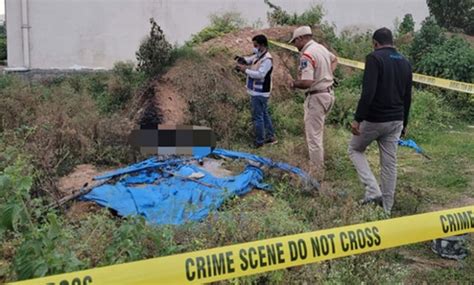 charred body of woman found on hyderabad outskirts