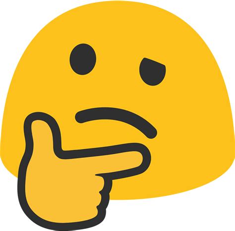 Download Thinking Emoji Transparent Png Clipart Png Download