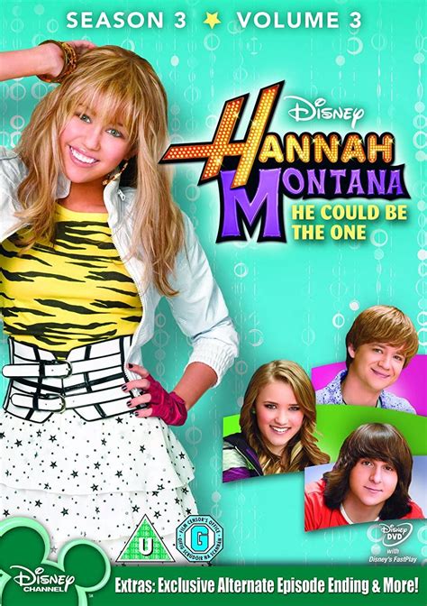 Hannah Montana Season 3 Vol 3 [dvd] Uk Miley Cyrus Billy Ray Cyrus Emily Osment