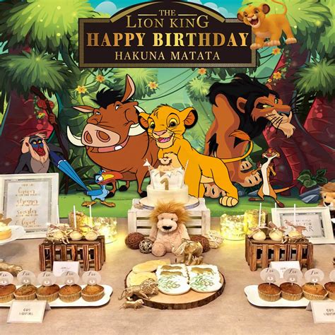 Lion King Disney Theme Lion King Birthday Disney Theme Lion King My