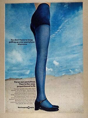 Burlington Cameo Sheer Pantyhose Vintage Print Ad Ebay