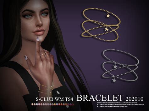 S Club Wm Ts4 Bracelet 202010 Created For The Emily Cc Finds