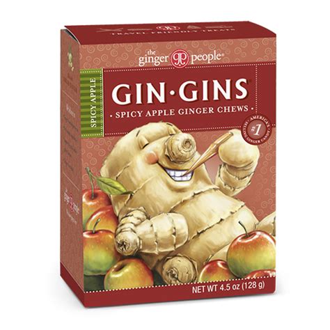 Gin Gins® Spicy Apple Ginger Chews Us The Ginger People
