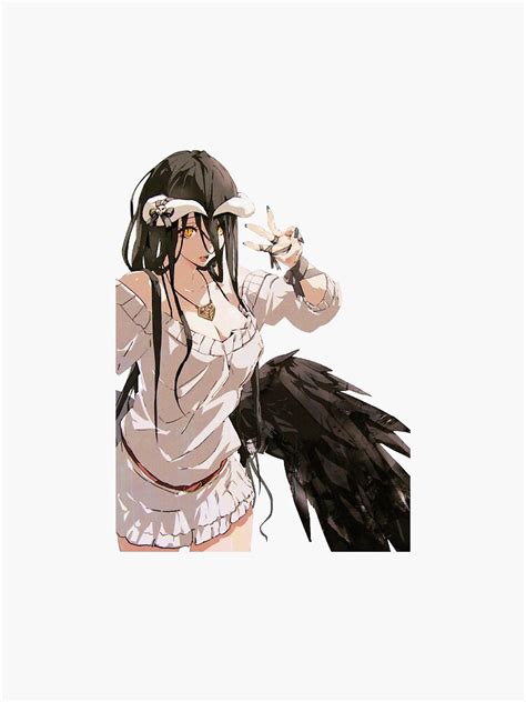Albedo Overlord Sticker For Sale By Allenye Redbubble