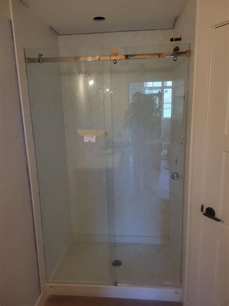 sliding showers cascade glass custom mirrors glass shower glass
