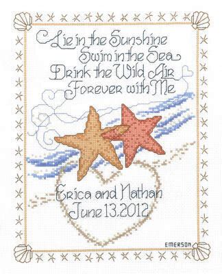 See more ideas about cross stitch samplers, cross stitch, cross stitch patterns. Imaginating Starfish Wedding - Cross Stitch Pattern ...