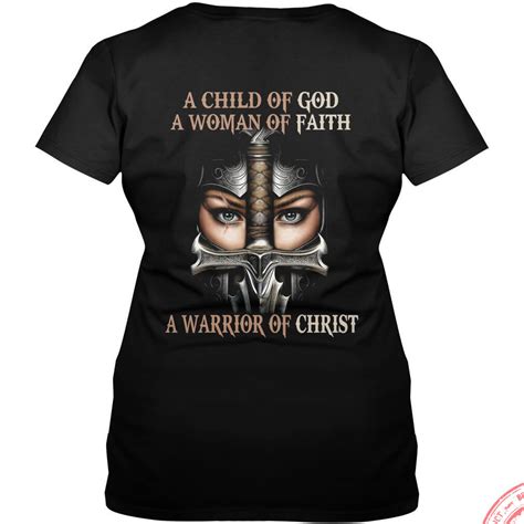 A Child Of God A Woman Of Faith T Shirt V Neck Hoodie Kutee Boutique