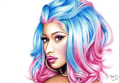 Nicki got the chinese tattoo when she was only 16, and the characters translate to god is always with me. miss minaj says that she regrets the arm tattoo now, but at. Nicki Minaj Drawing at GetDrawings | Free download