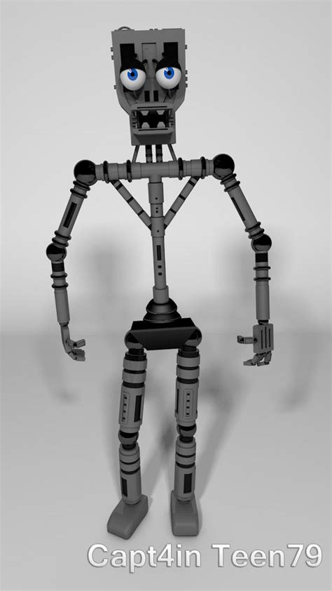 Endoskeleton Full Body 3d Model Fnaf1 By Capt4inteen79 On Deviantart