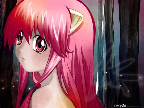 Elfen Lied Nyu Redhead Red Eyes Anime Long Hair Anime Girls Wallpaper
