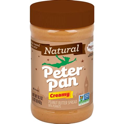 Peter Pan Natural Creamy Peanut Butter Spread Shop Peanut Butter At H E B