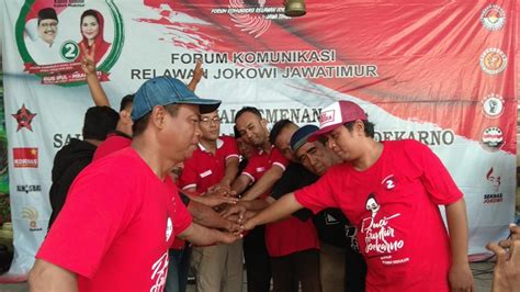 Relawan Jokowi Surabaya Tak Gentar Meski Sby Tour De Jatim